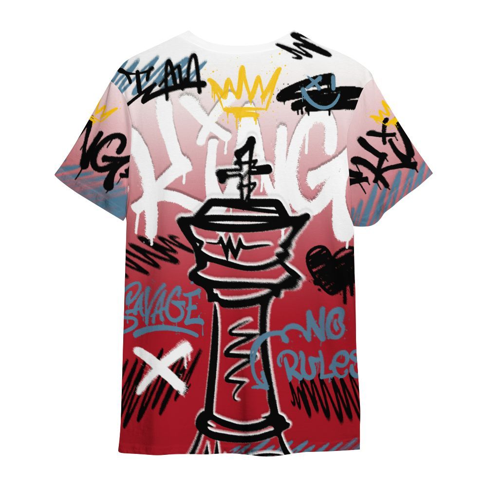 Shirt To Match Retro Raging Bull 5s - Street King Chess Streetwear All Over Print
