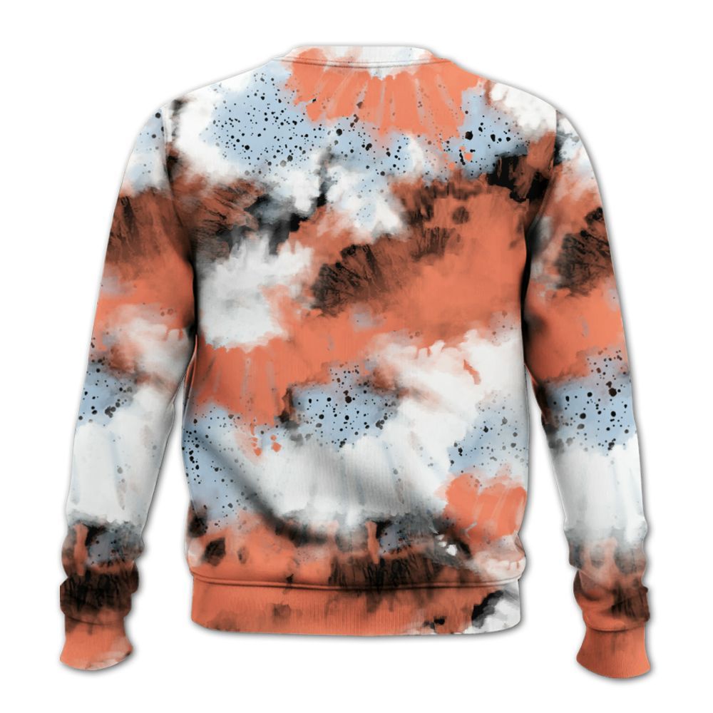 Sweatshirt To Match DJ Khaled Crimson Bliss 5s - Tie Dye FK Around Find Out All Over Print