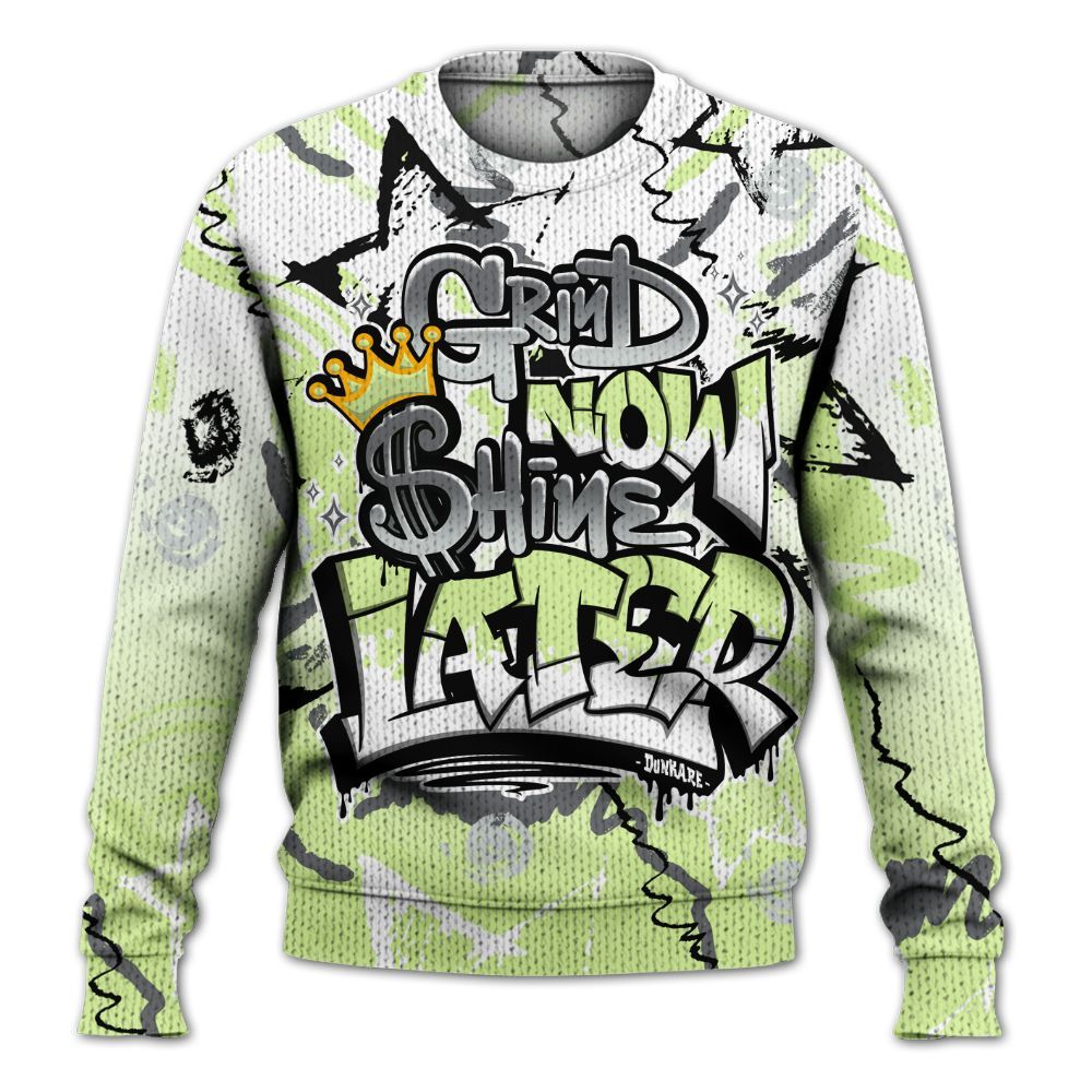 Knitted Sweater To Match Smoke Grey Volt TR 1s - Grind Shine Later Drip