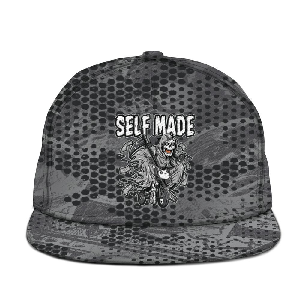 Snapback To Match White Thunder 4s - Self Make Skeleton Banknotes Art Graphic