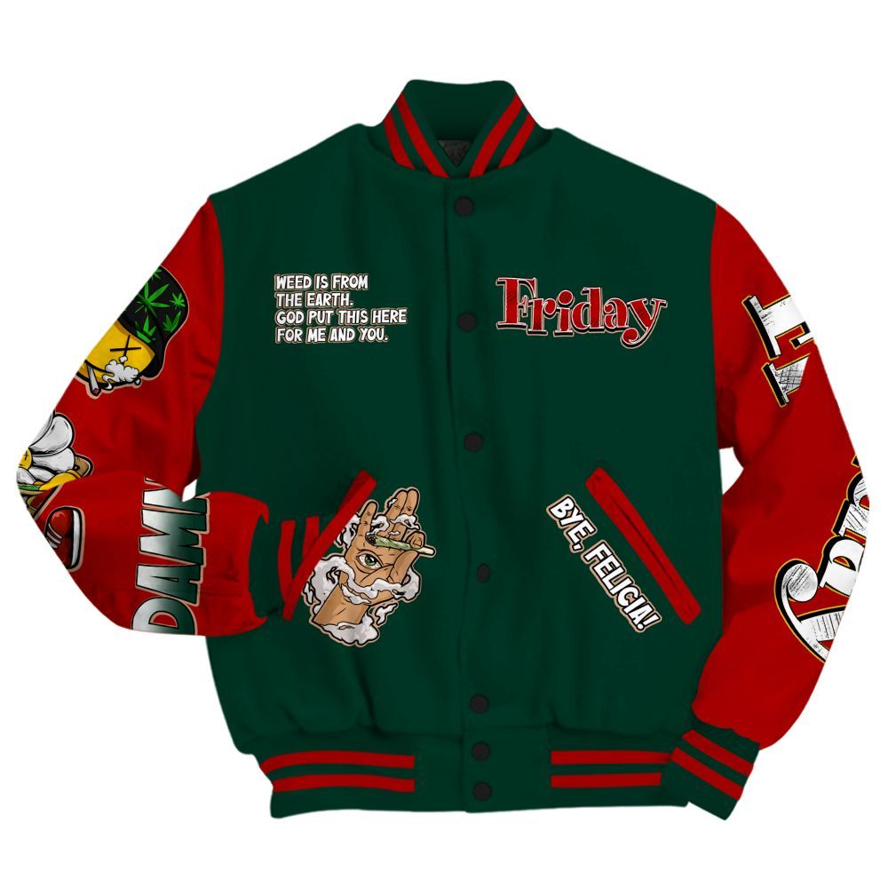 Varsity Jacket To Match Bin 23 8s - Friday Sneaker Stress Style All Over Print
