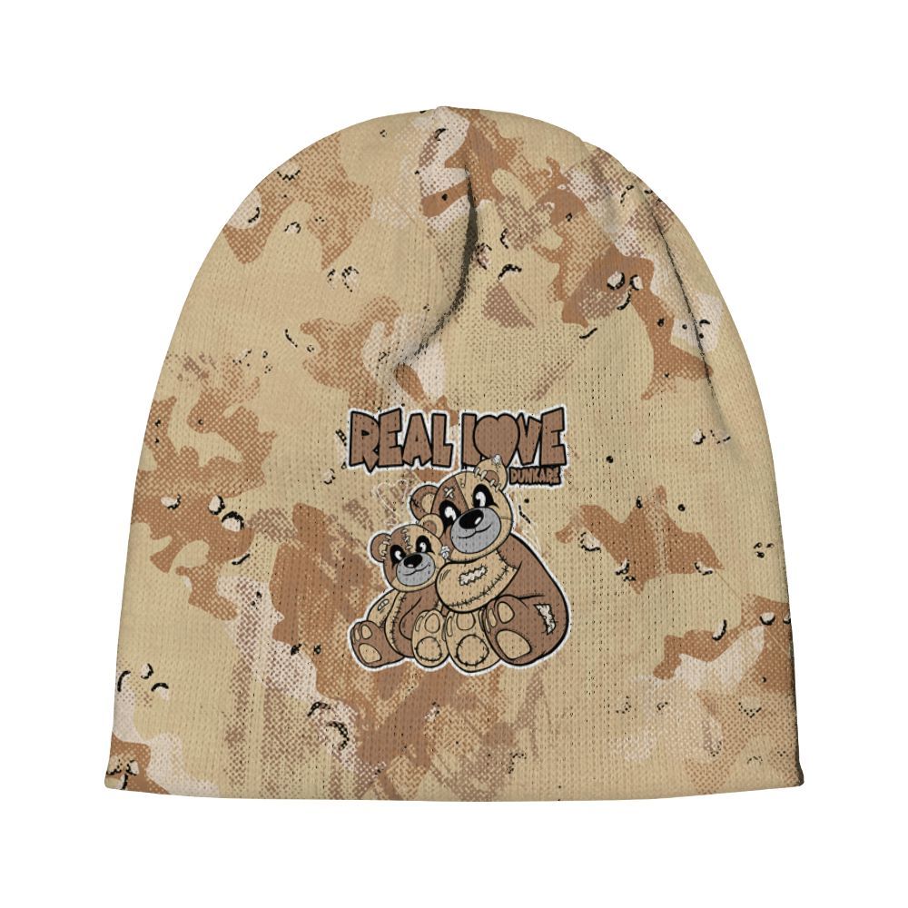 Dunkare Desert Camo 3s Hat - Sincere Fondness Bear Beanie Hat