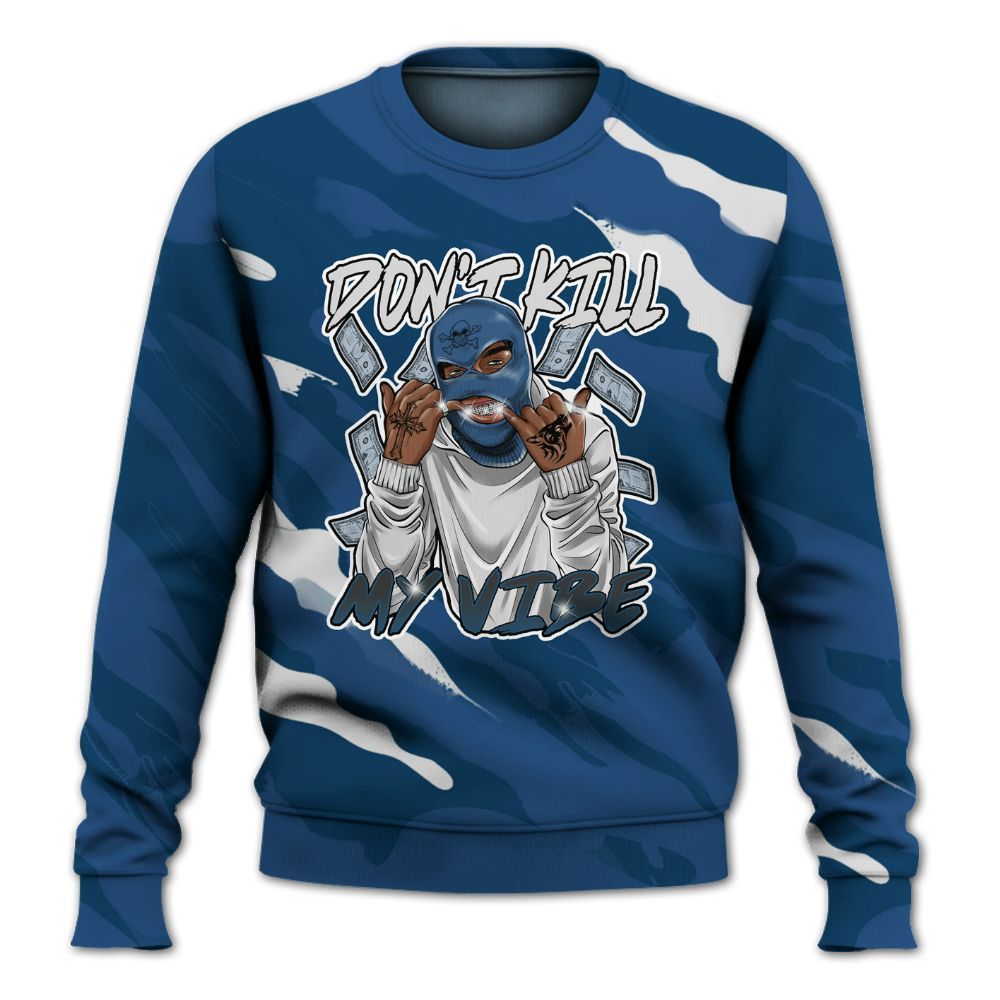 Sweatshirt To Match High OG Midnight Navy 1s - Vibe.Unique Colored All Over Print