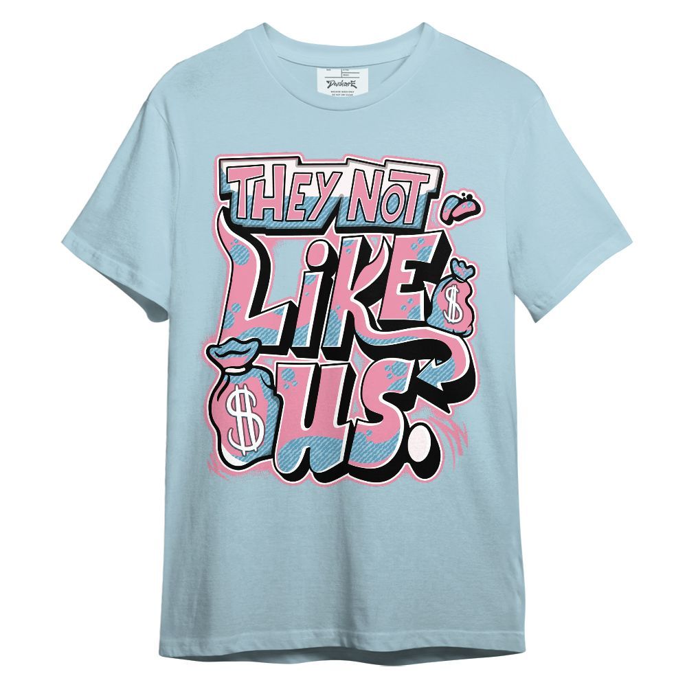 Shirt To Match Denim Pink Glow 3s - Dislike Us Graphic