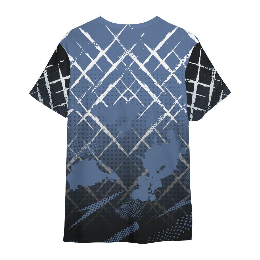 Shirt To Match Mid Space Jam 1s - Halftone Stand Business Dripping All Over Print