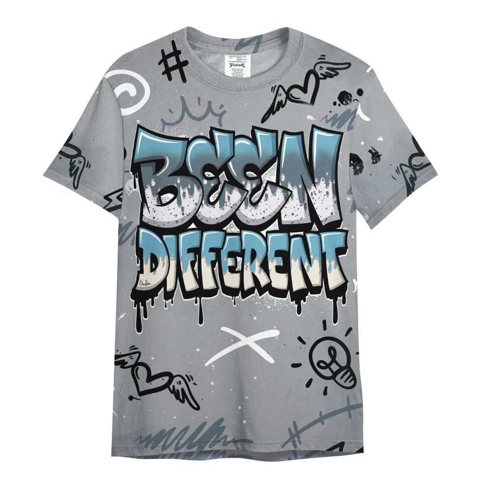 Shirt To Match Retro Light Graphite Wolf Grey 5s - Drip Been Di2ferent All Over Print