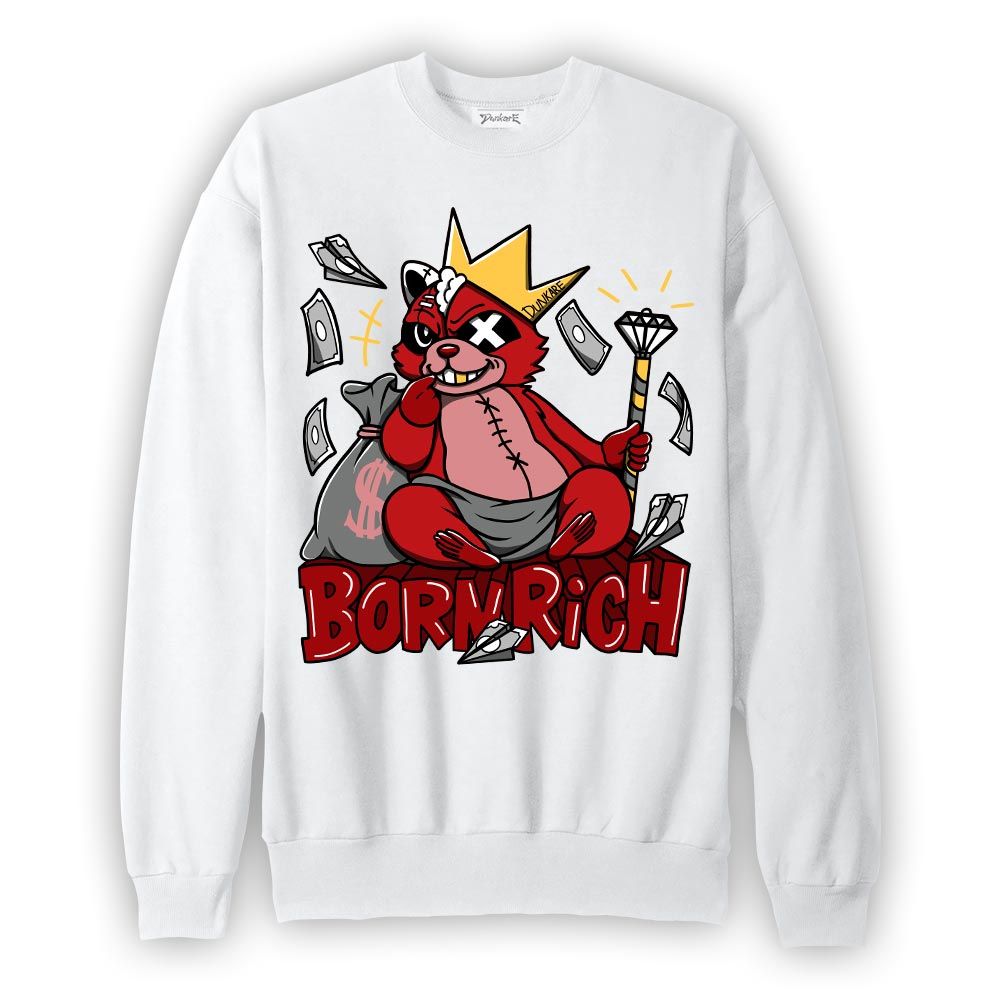 Sweatshirt To match Sweatshirt Born Rich Raccoon, Bred Reimagined 4s Sweatshirt To Match Sneaker 2404 DNY