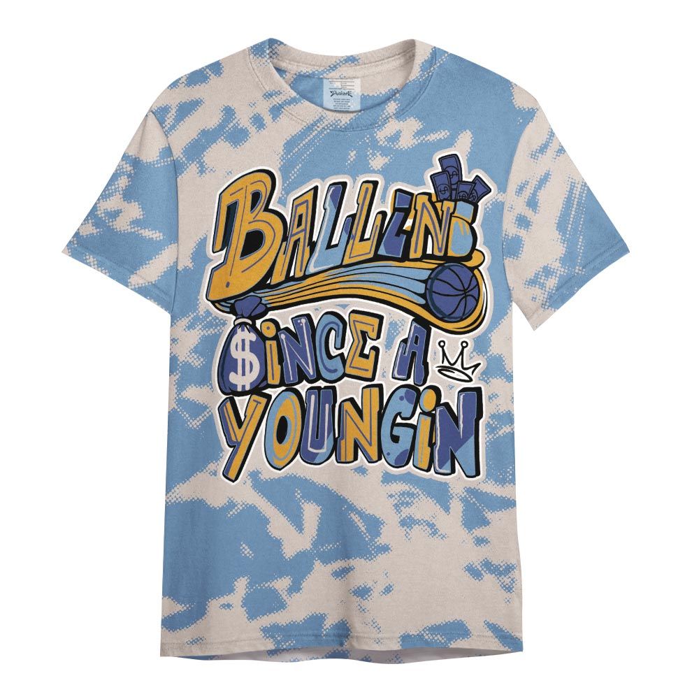 Shirt To Match High OG First In Flight 1s - Ballin' Since A Youngin Abstract Shirt Unisex