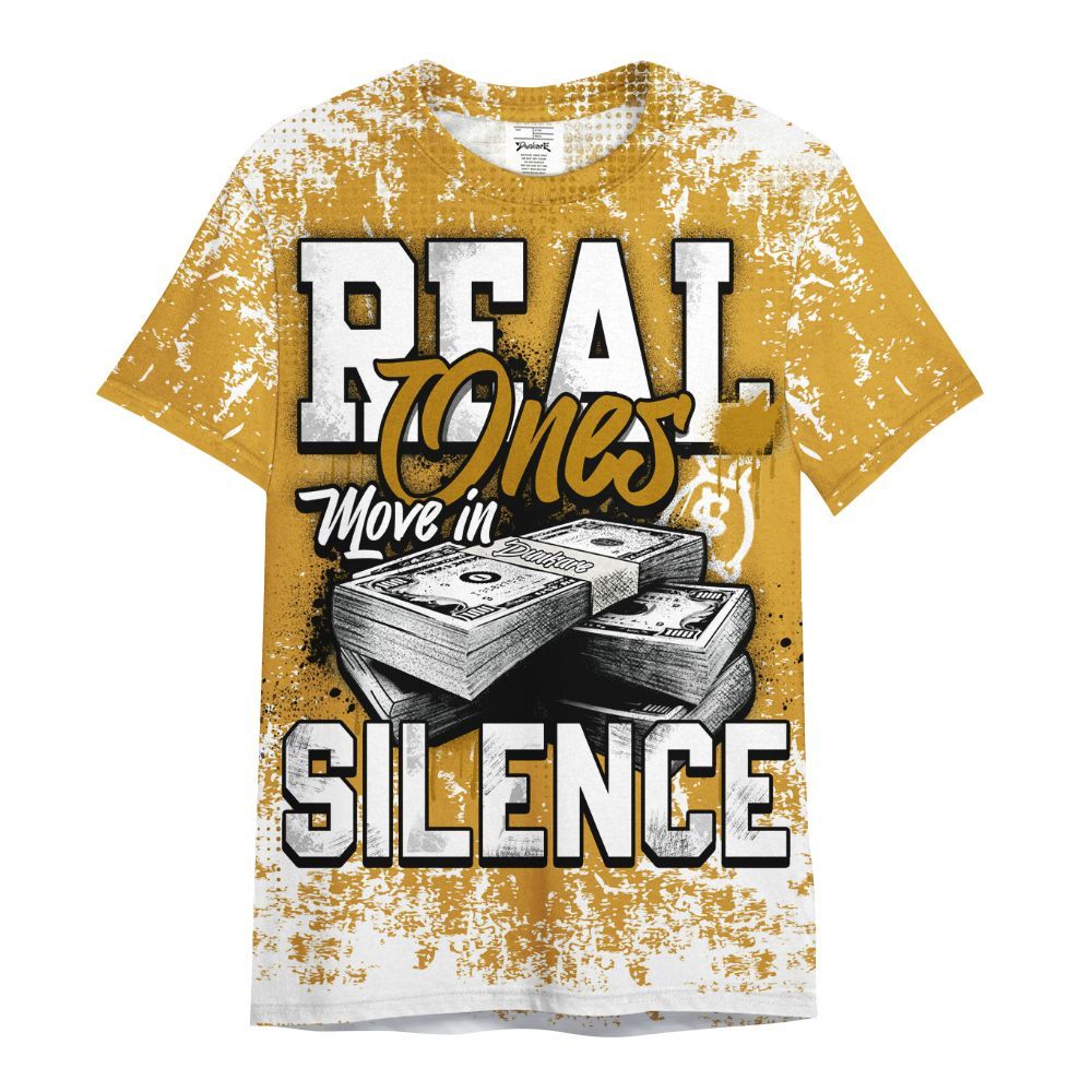 Shirt To Match Dunk Low Wheat Pale Ivory - Move In Silence Money Street Retro All Over Print