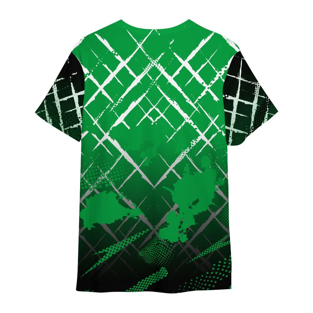 Shirt To Match Low Lucky Green 1s - Halftone Stand Business Dripping All Over Print