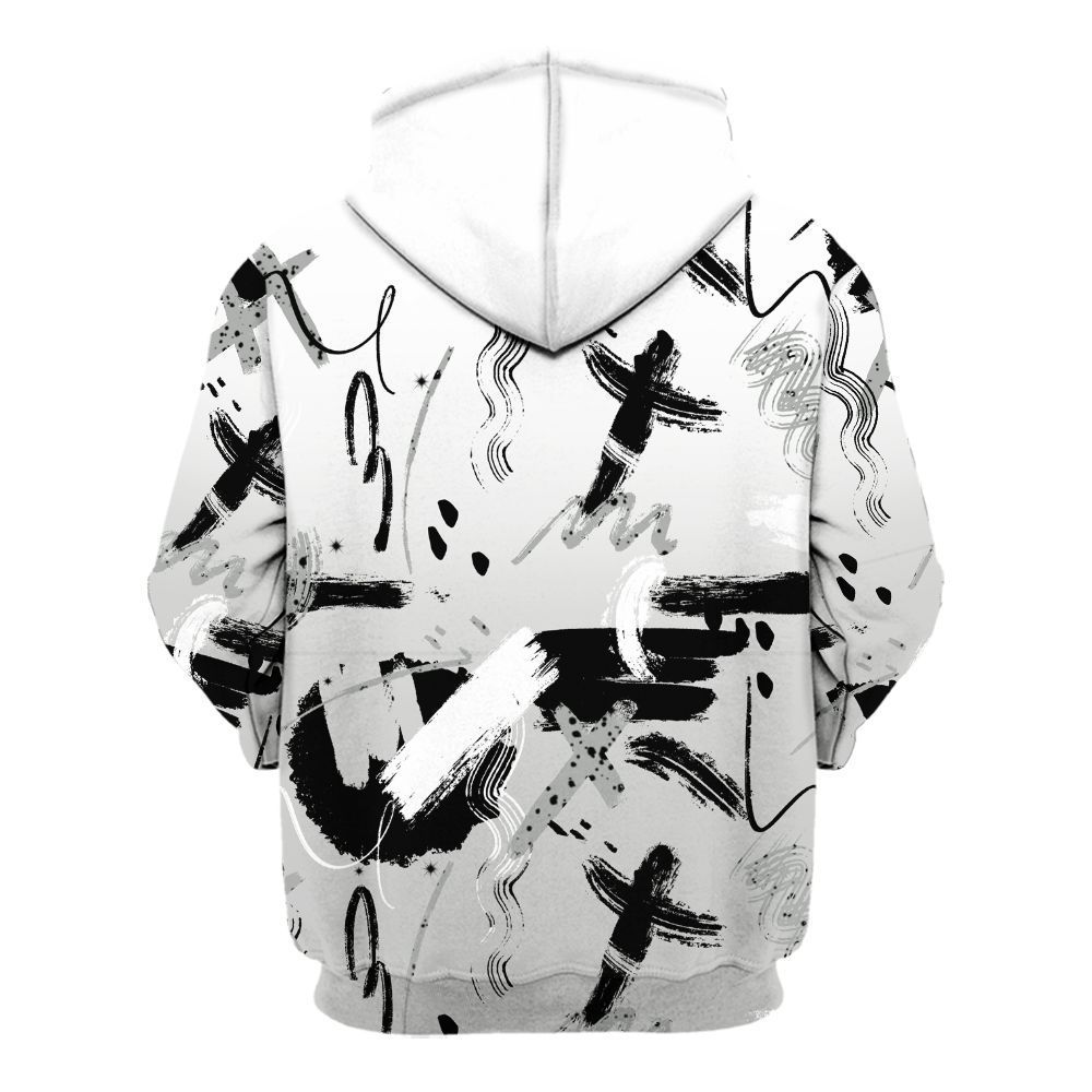 Hoodie To Match Retro White Oreo 4s - Money Hustle Grind Pray All Over Print