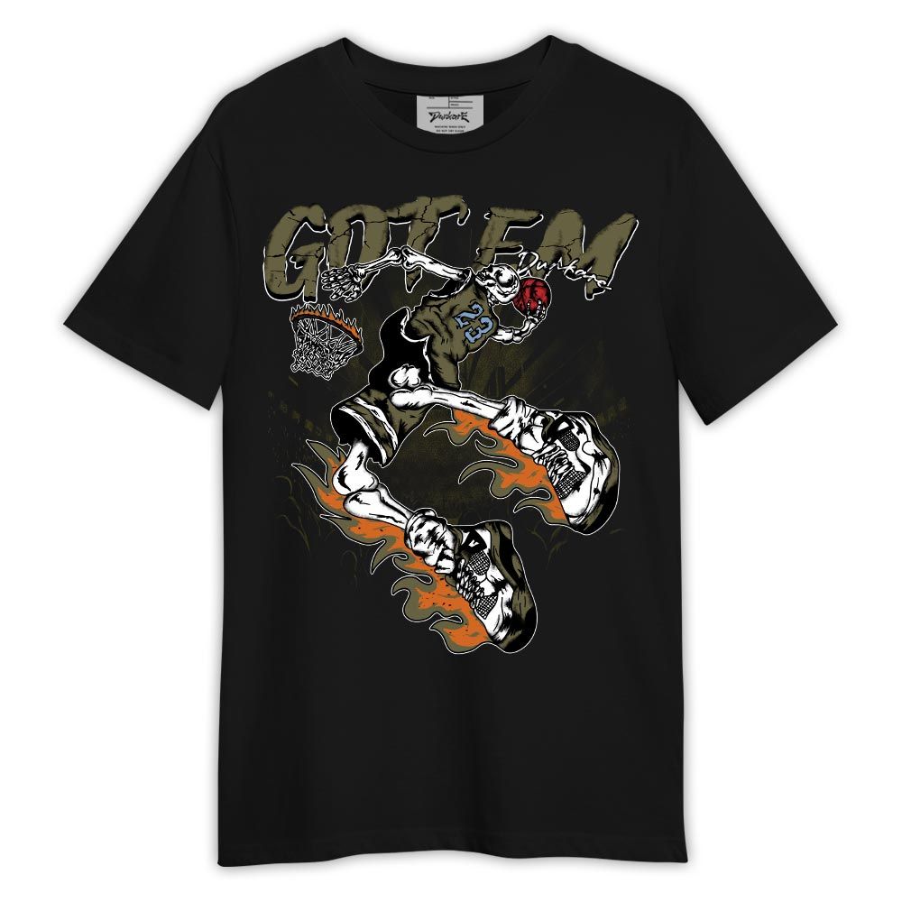 Shirt To Match Olive 5s - Got'Em 23 Basketball Shirt Outfit