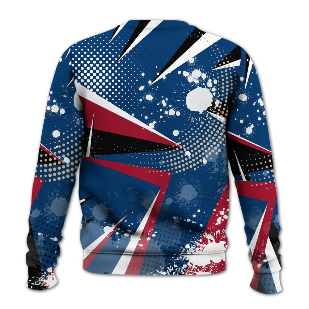 Sweatshirt To Match Rare Air 4s - Poly Trust No One Dripping All Over Print