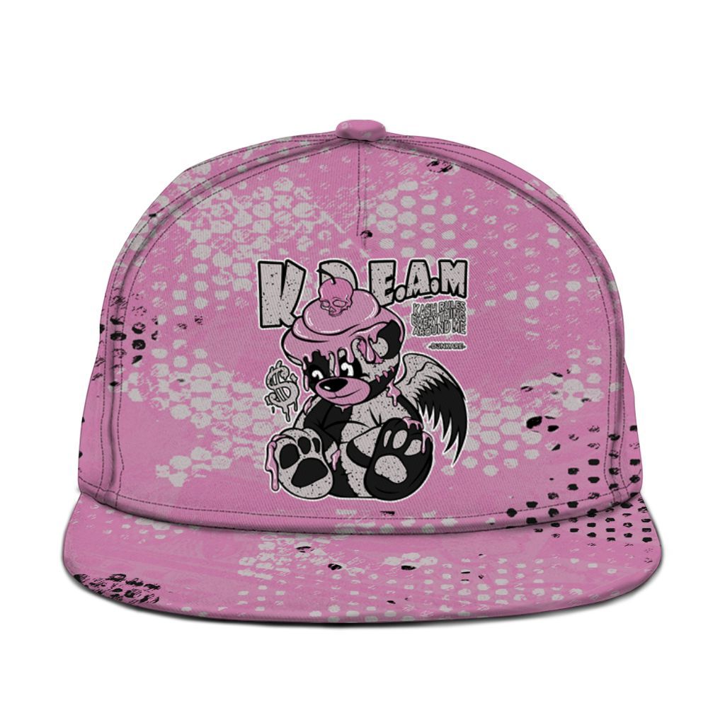 Snapback To Match Neutral Grey Black White Orchid 4s - Loot Bear Graphic