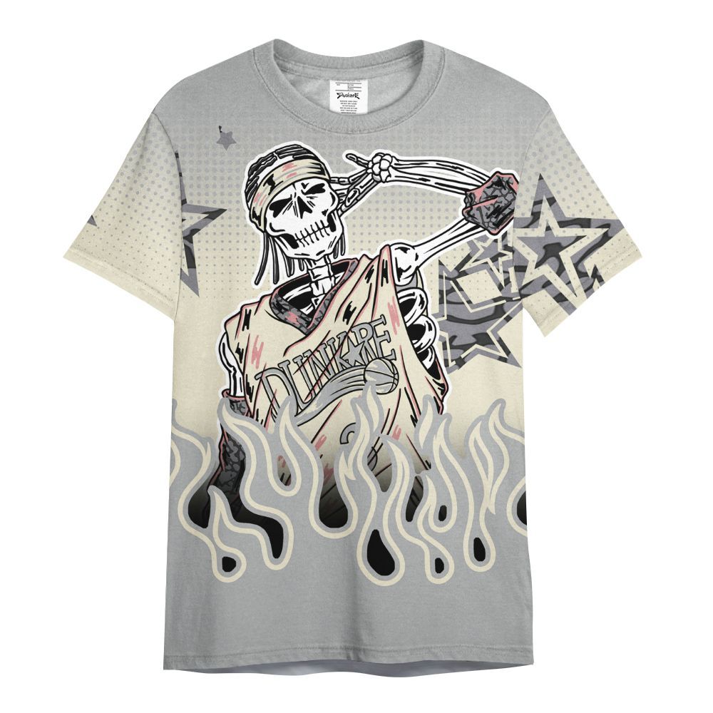 Shirt To Match Cement Grey 3s - Allen Answer Unique Fire Custom Name All Over Print