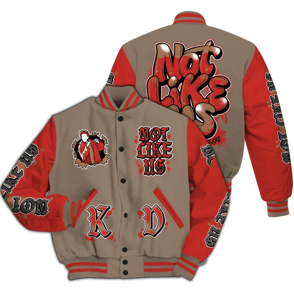 Varsity Jacket To Match Air Max Rocky Distressed - None Like Us Graphic All Over Print