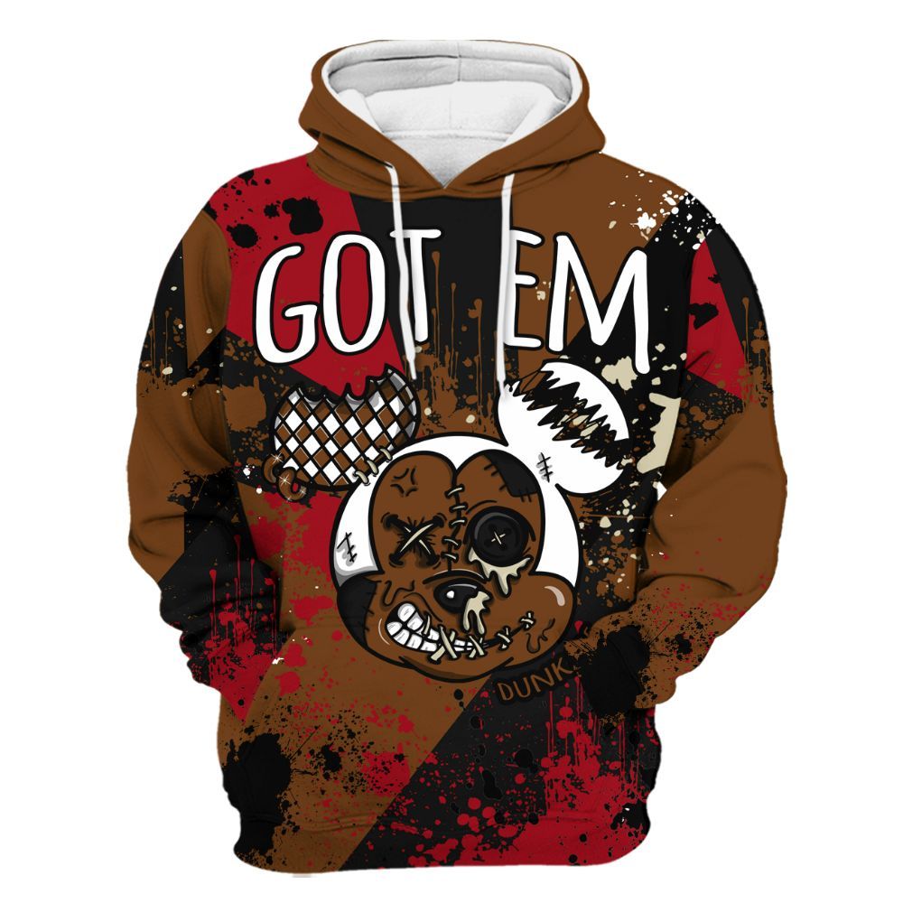 Hoodie To Match Archaeo Brown 5s - Got Em Drip All Over Print