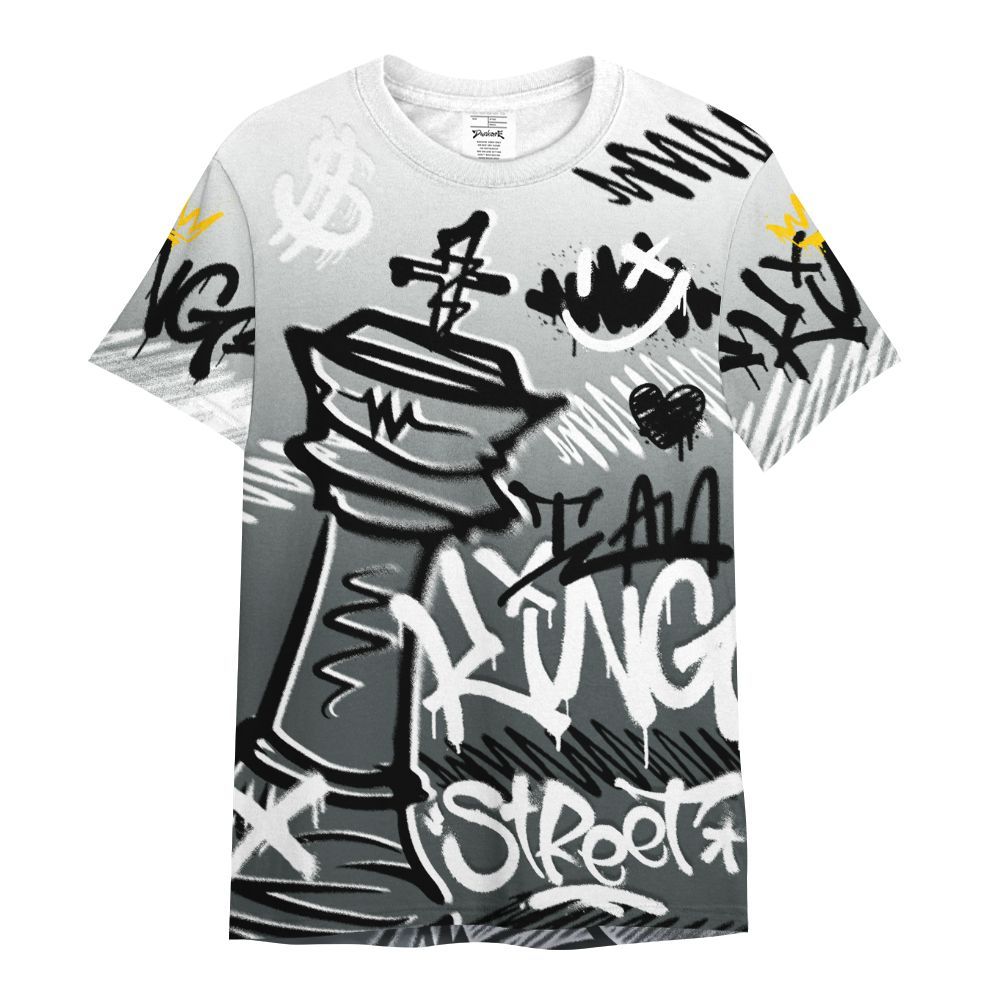 Shirt To Match Black RM Nigel Sylvester 4s - Street King Chess Streetwear All Over Print