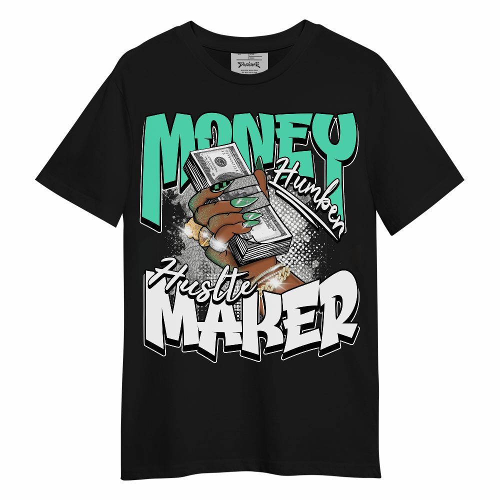 Shirt To Match Black Green Glow 3s - Money Maker Retro Matching Unisex Shirt