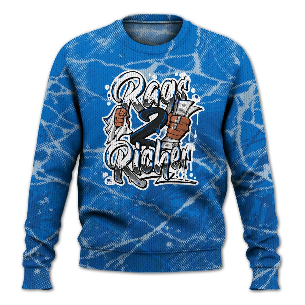 Knitted Sweater To Match Blueberry 12s - Rag 2 Rich Graphic