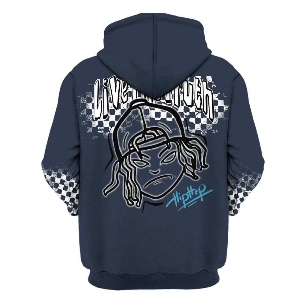 Hoodie To Match Retro Obsidian 13s - Feel Life Street Style All Over Print