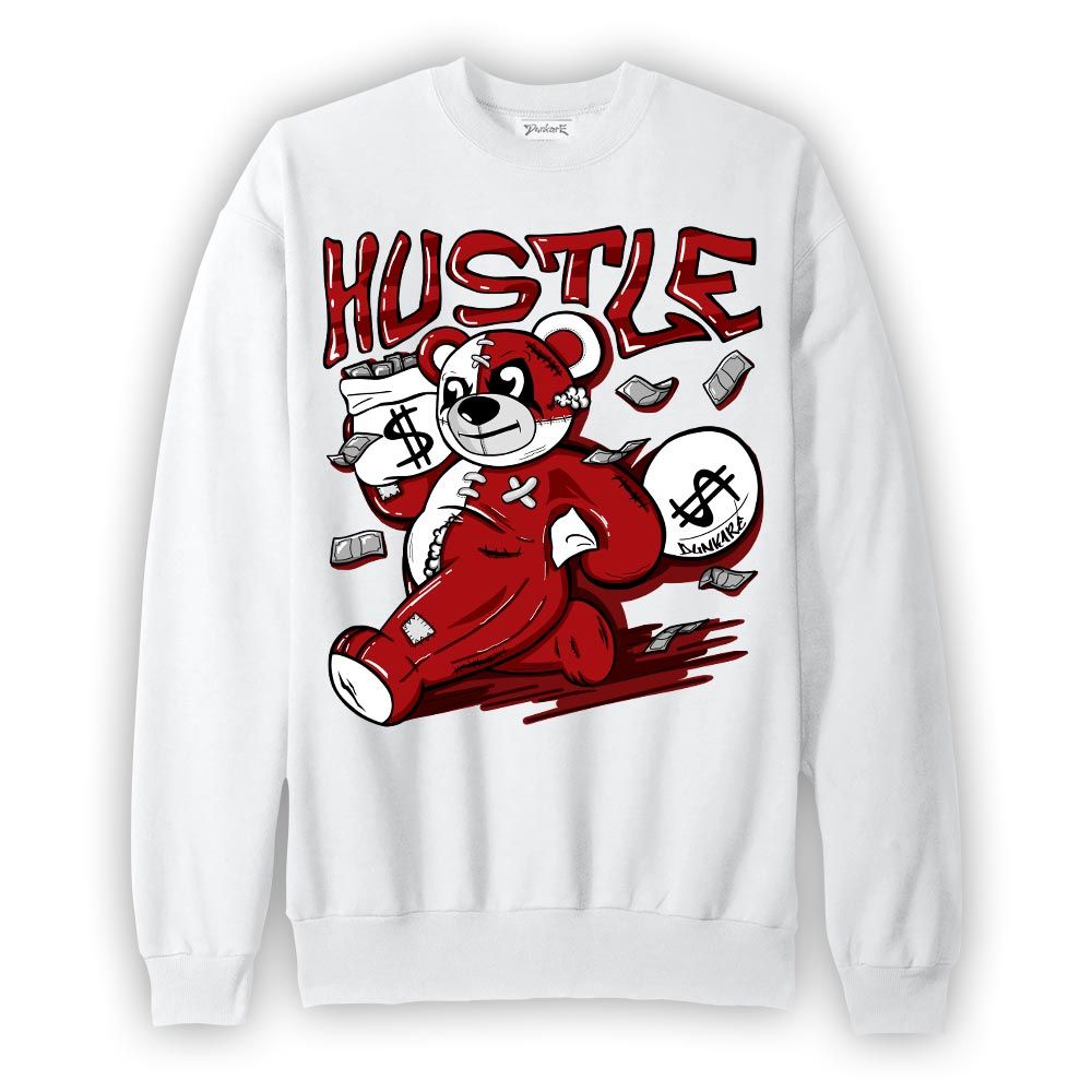 Sweatshirt To match Red Taxi 12s Sweatshirt - Hustles Bear Graphic