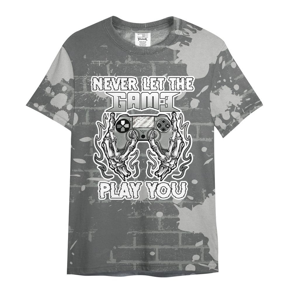 Shirt To Match Retro Wet Cement 4s - PlayGame Skull Brick All Over Print