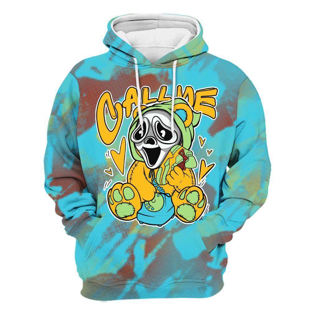 Hoodie To Match SB Dunk Di'Orr Greenwood - Call Me Bear Abstract Halftone All Over Print