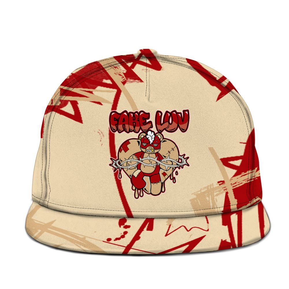 Snapback To Match Dunk Low Strawberry Waffle - False Romance Hugz Messyz Graphic