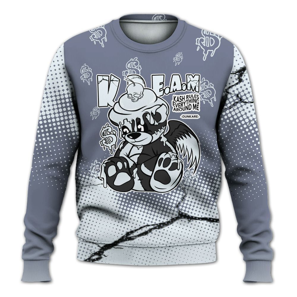 Sweatshirt To Match Air Foamposite Jin Kazama - Loot Bear Unique Drip All Over Print