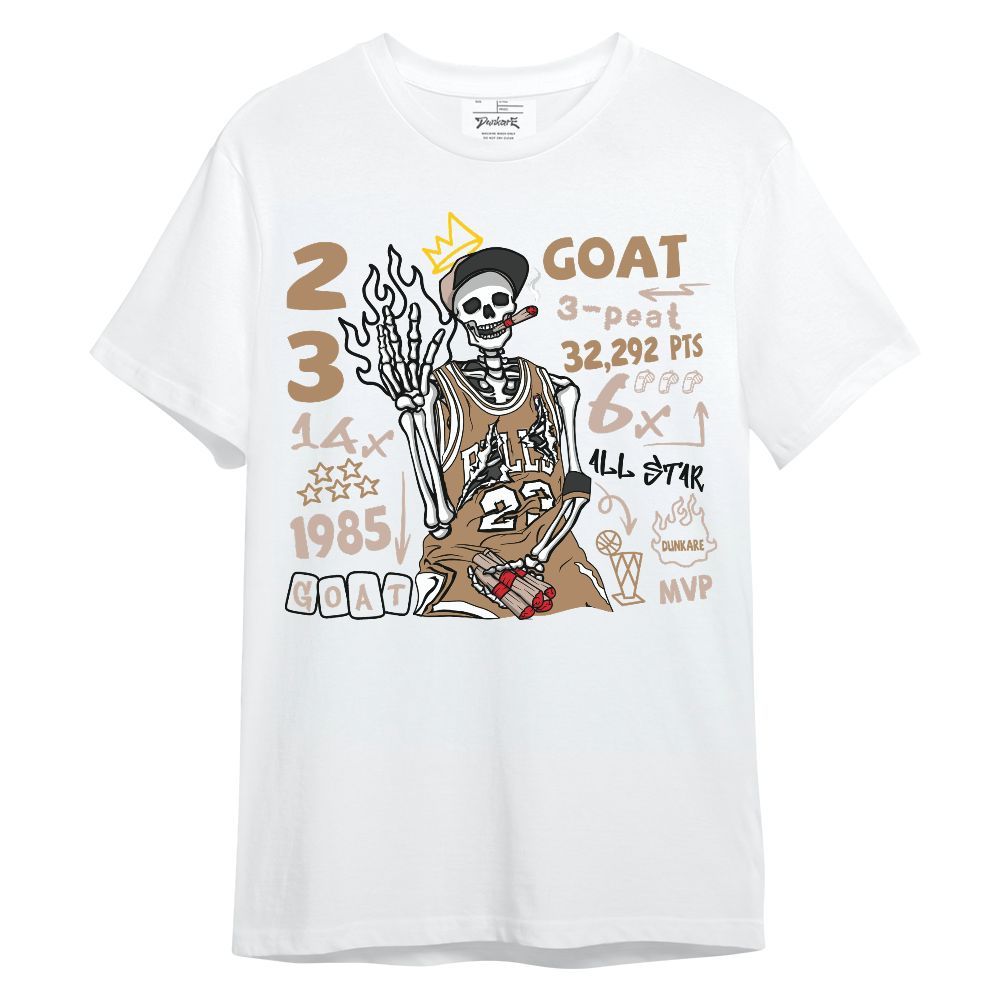 Shirt To Match Kobe 4 Gold Medal - Number 23 G.0.A.T Streetwear Unisex Shirt