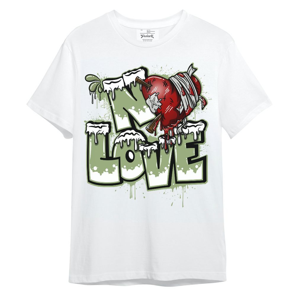 Shirt To Match Oil Green 4s - Drip No Love Streetwear Unisex Shirt