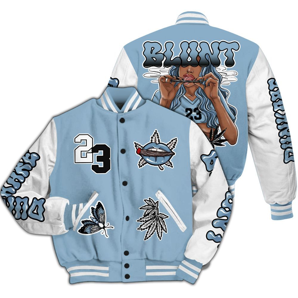 Varsity Jacket To Match High University Blue 1s - Bluntz Unique All Over Print