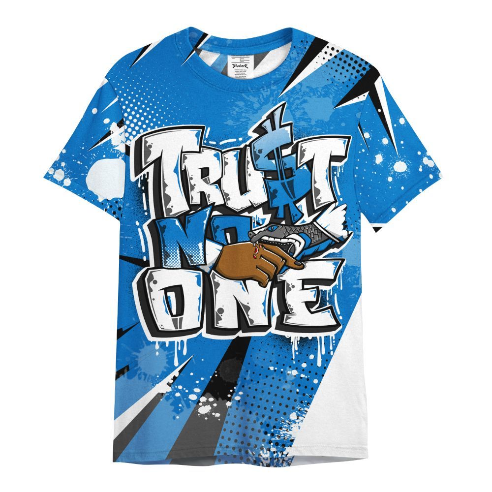 Shirt To Match Low Game Royal 1s - Poly Trust No One Dripping All Over Print
