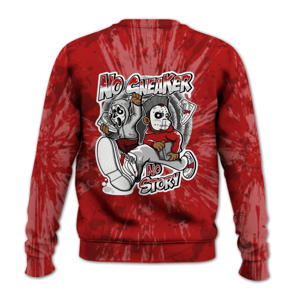 Sweatshirt To Match Red Taxi 12s - Sneakers Make Story Graphic Luxury All Over Print