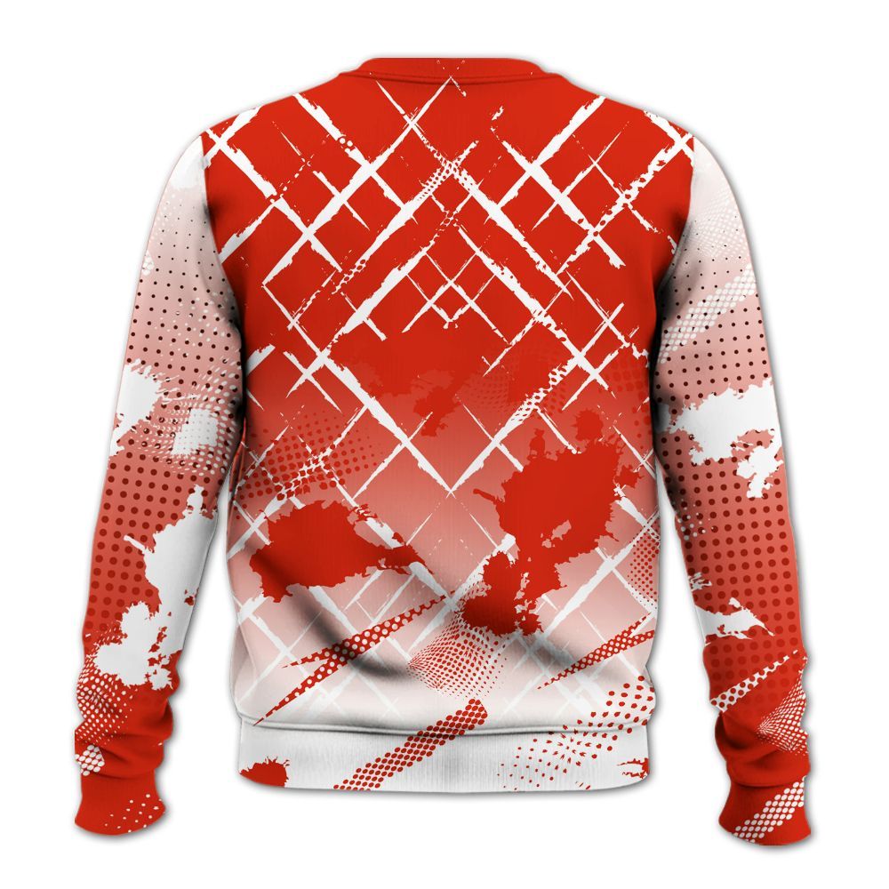 Sweatshirt To Match Retro Cherry 11s - Halftone Stand Business Dripping All Over Print