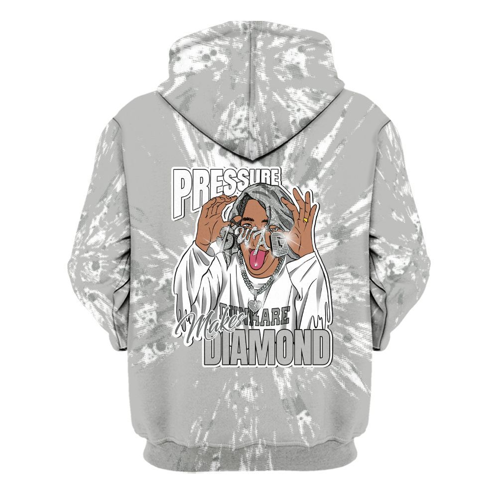 Hoodie To Match Retro Wet Cement 4s - Pressures Makes Hoodie To Match Lux All Over Print