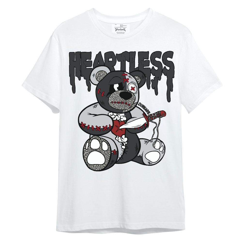 Shirt To Match Black Cement 3s - Heartless Bear Unisex Shirt