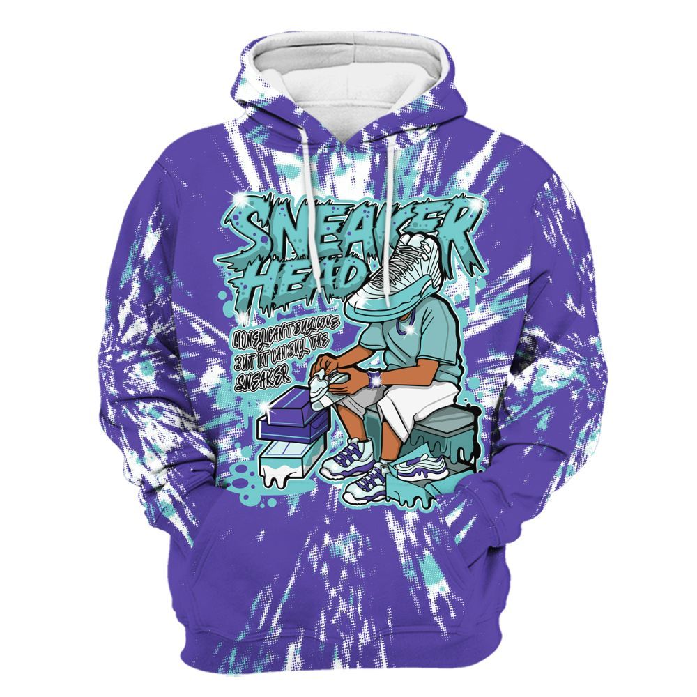 Hoodie To Match Low Hornets 1s - Sneakers Headache Graphic Luxury All Over Print