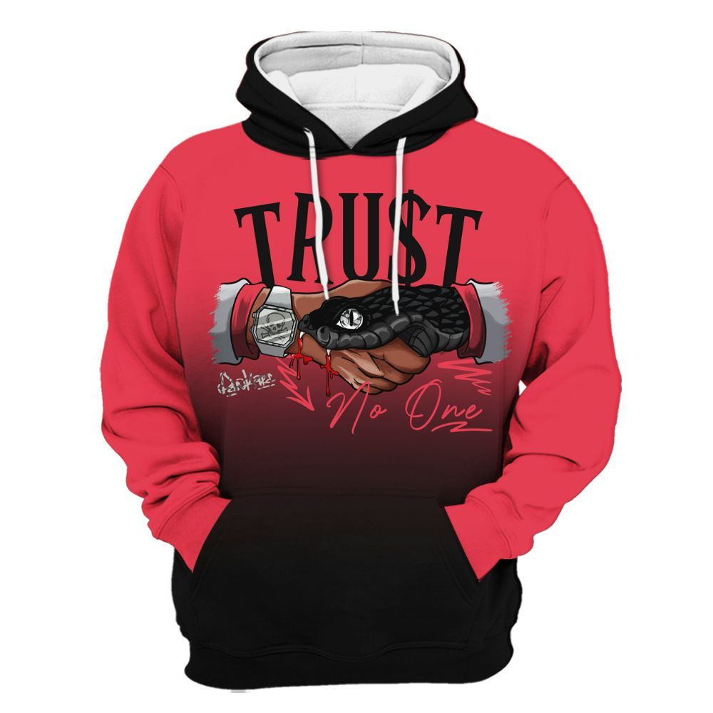 Hoodie To Match Black Cement 3s - Snake Trust No One Drip All Over Print