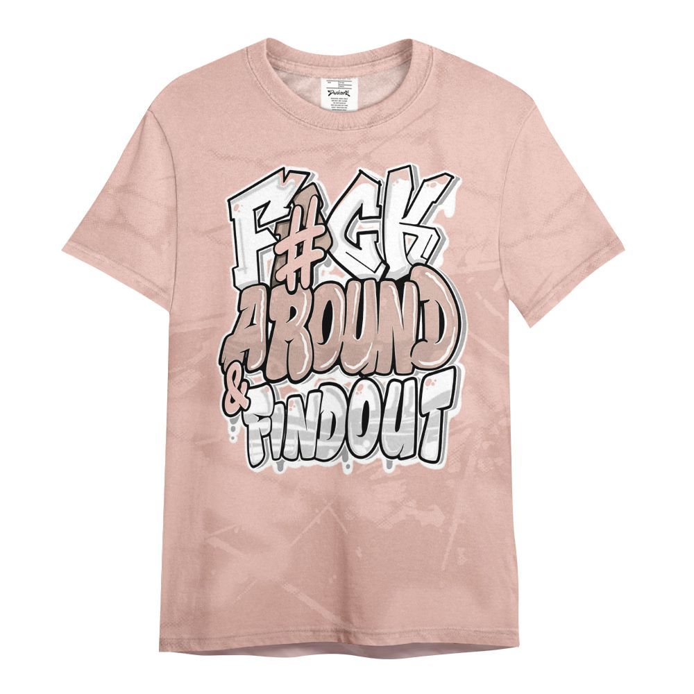 Shirt To Match Dunk Low Pink Velvet - F Around Find Out Graphic Profound All Over Print