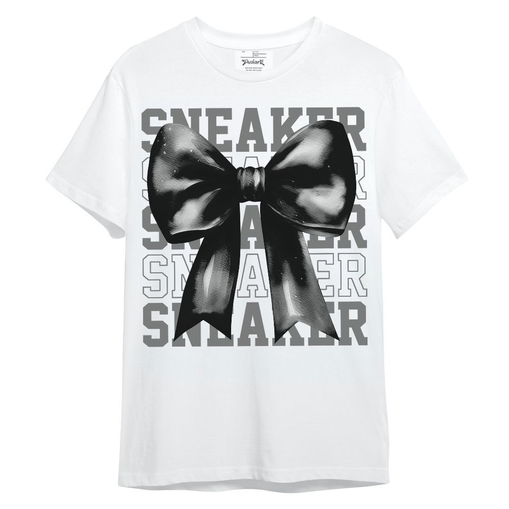 Shirt To Match Black Wolf Grey 12s - Coquette Sneaker Unisex Shirt