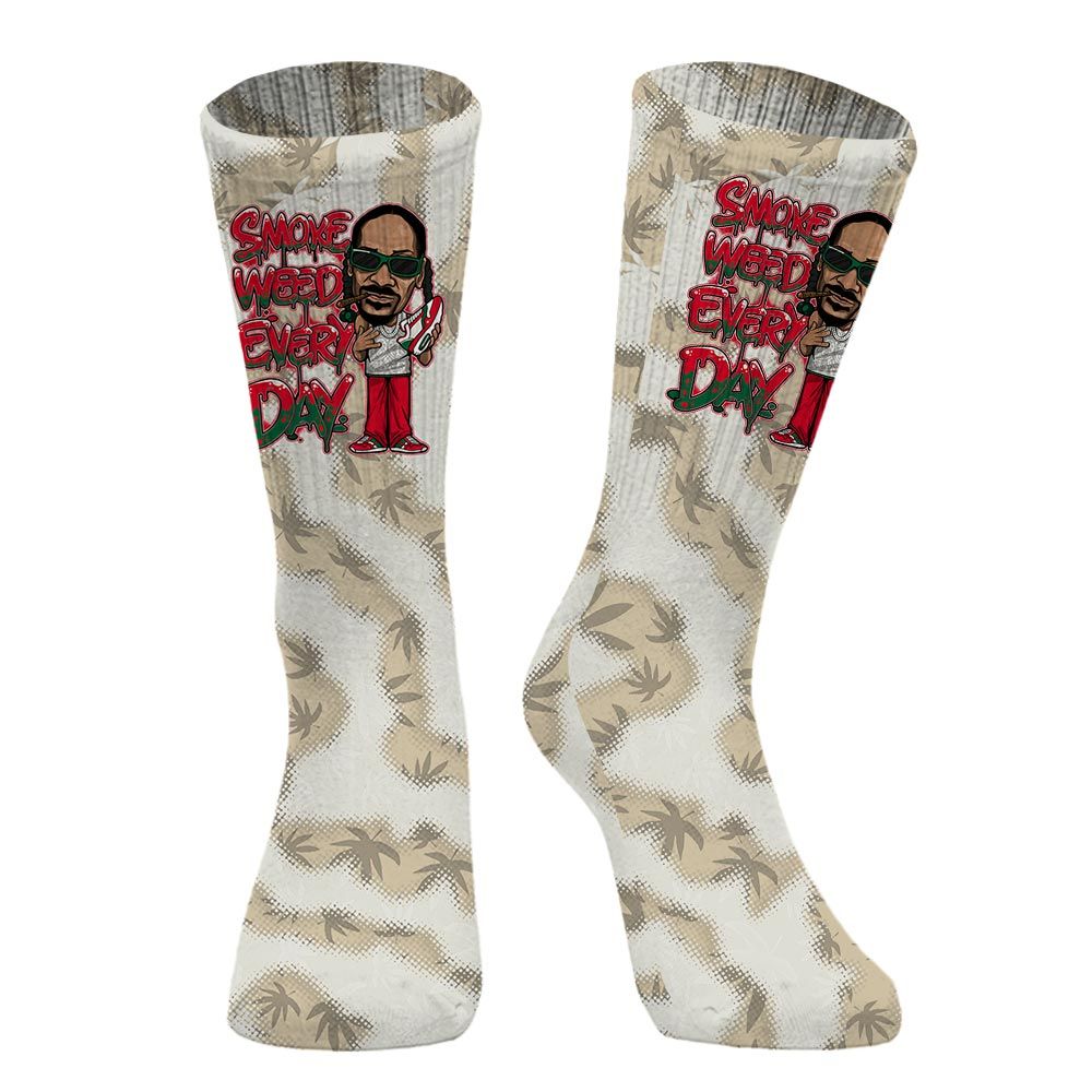 Sock To Match El Grito 5s - Smoking Every Day Graphic Weeding Art
