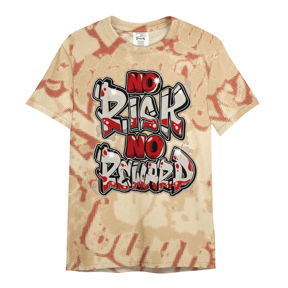 Shirt To Match Dunk Low Strawberry Waffle - No Risks No Reward Street All Over Print