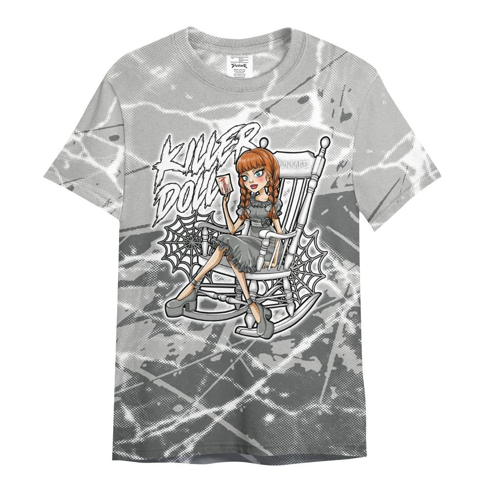 Shirt To Match Retro Wet Cement 4s - Killer Doll-A Halloween Profound All Over Print
