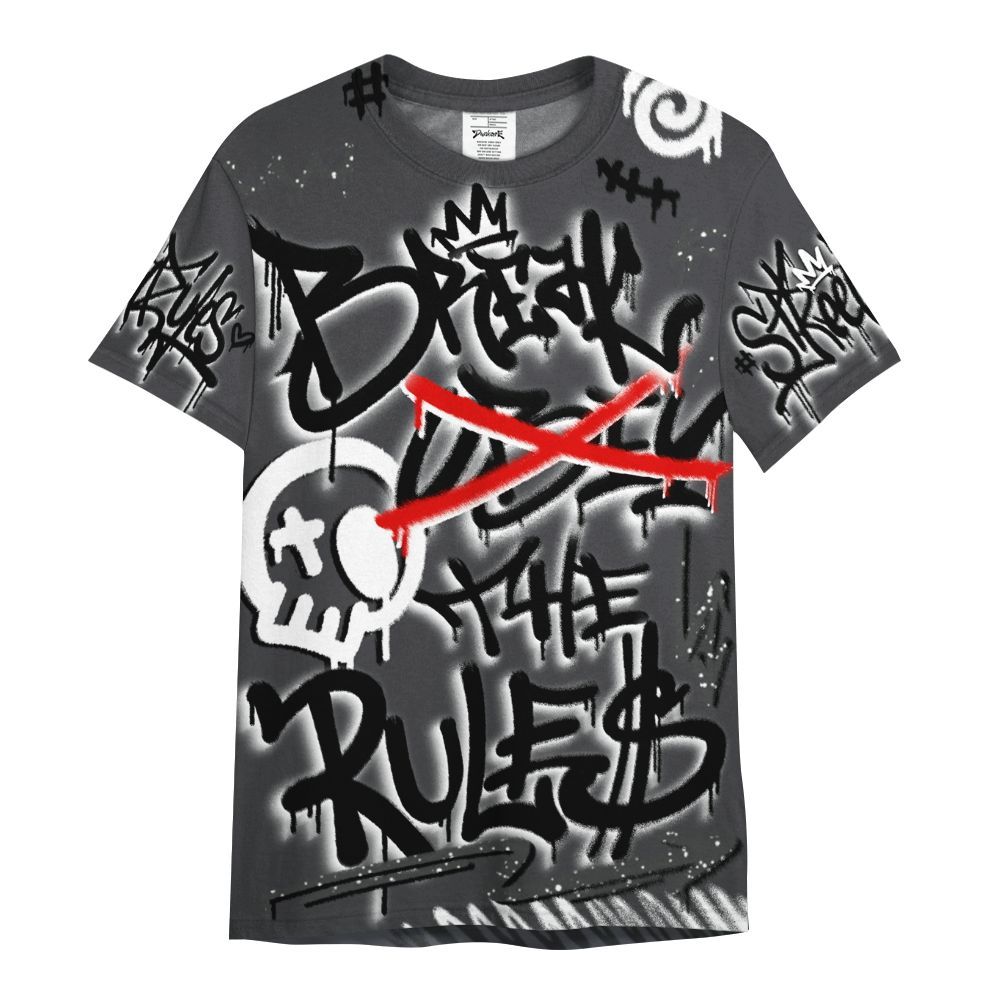 Shirt To Match Fear 4s - Break Rules Streetwear All Over Print