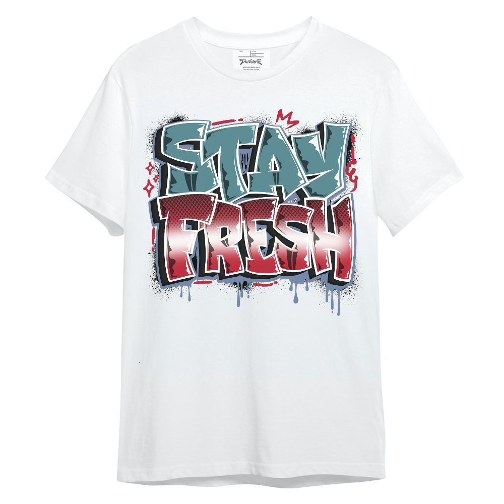 Shirt To Match Dunk Low Denim Turquoise Royal - Stay Fresh Dripping Streetwear Unisex Shirt