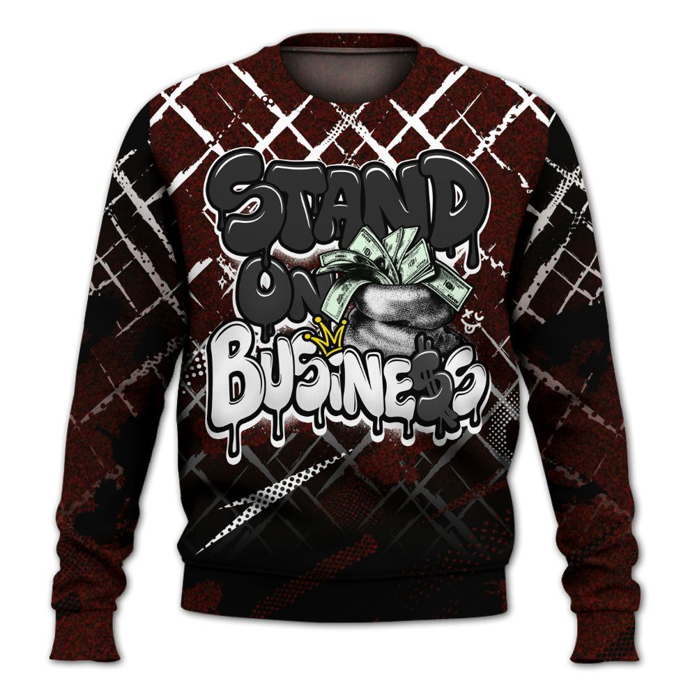 Sweatshirt To Match Air Force 1 Low Halloween Skull 2024 - Halftone Stand Business Dripping All Over Print
