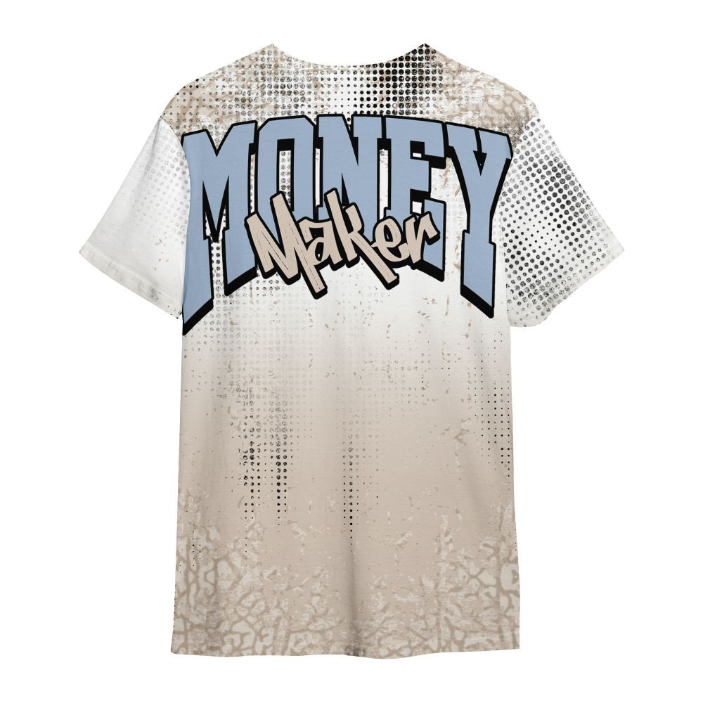 Shirt To Match Desert Sand 3s - Move In Silence Money Street Retro All Over Print