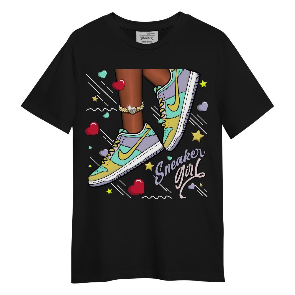 Shirt To Match Dunk Low Easter 2026 - SNEAKER Girl Heart Flying Graphic